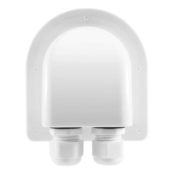 Takgenomföringslåda Solpanel Kabel Husbil Husvagn Båt-A White