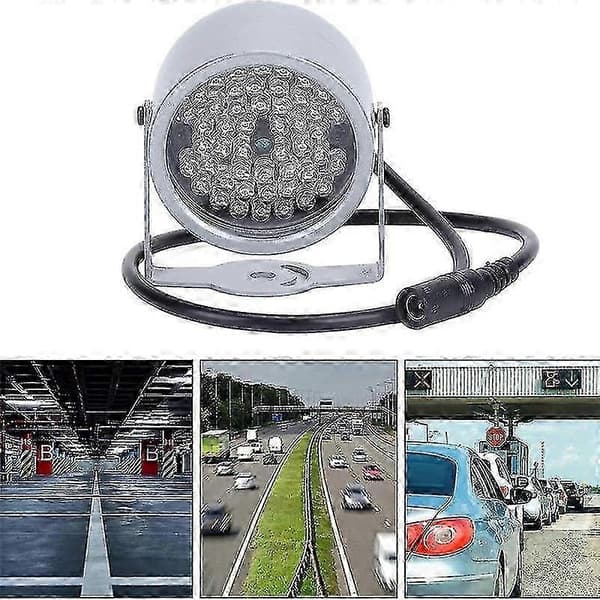 48 LED IR Illuminator Vanntett Nattsyn Lys