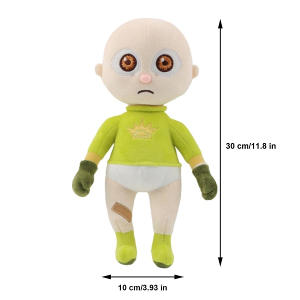 Baby i gult på 30cm, presentleksaker till barn, skräckspel