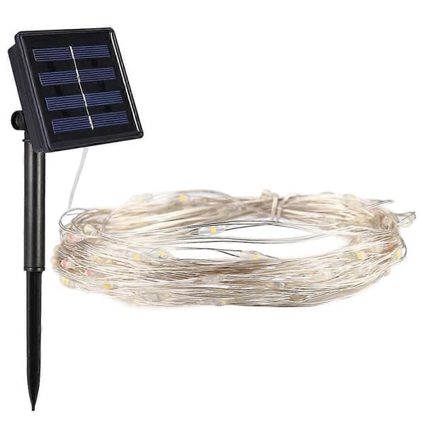 20m 200 LED SMD 0603 Solar Pan Lyslenke White Light