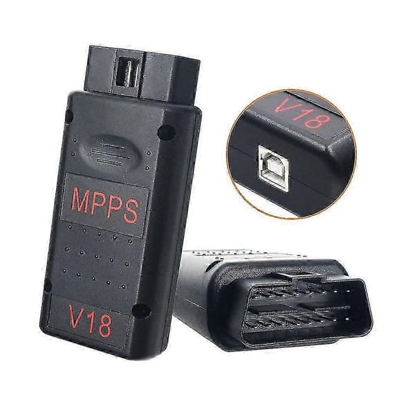 MPPS V18 diagnoseverktøy for kjøretøykoding med breakout-kabel black