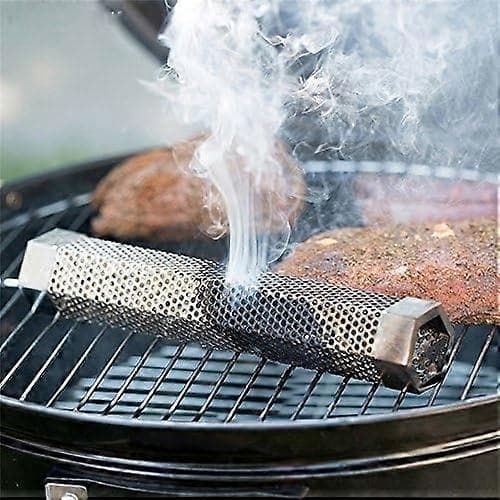 12' Premium Pilletrøger Sekskantet Rustfrit Stål Rør BBQ Røggenerator 5 Timers Røg