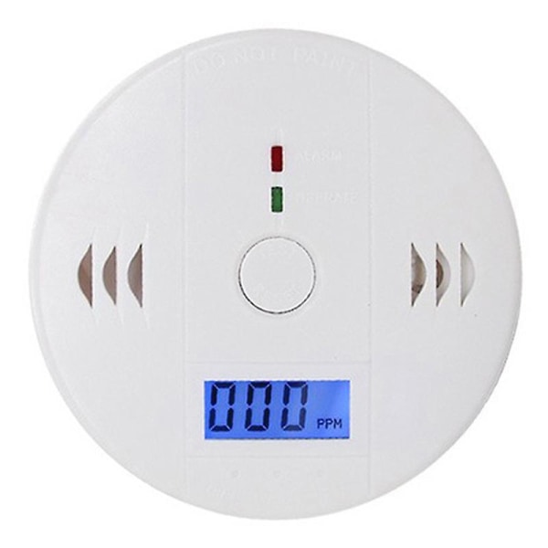 Lcd Carbon Monoxide Co-detektor Forgiftningsgasssensor Monitor Advarsel Alarmsett Shytmv