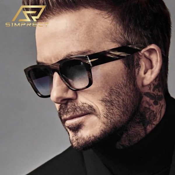 SIMPLE David Beckham Anti Blue Light -neliöaurinkolasit miehille 2022, ylellinen laatumerkki, design, vintage, retro, C1-1 Anti Blue Light C1-1 Anti Blue Light In picture