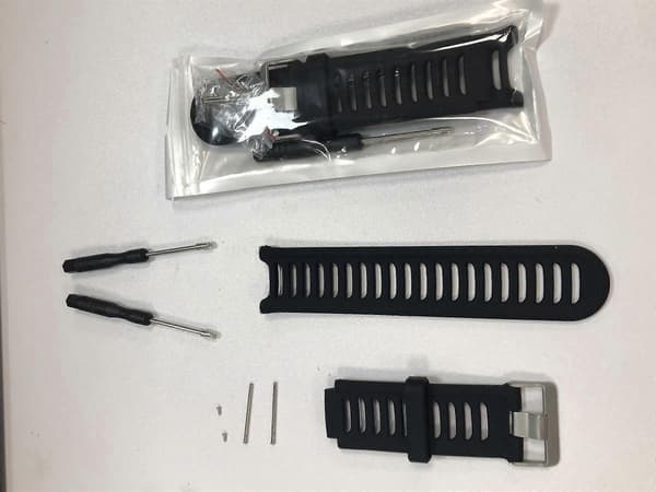 Garmin Forerunner 910XT Silikone Urrem Udskiftningsrem til Garmin Forerunner 910Xt Black