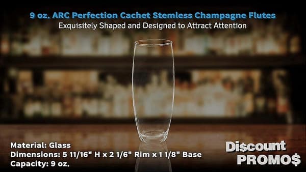 10 ARC jalattomat samppanjalasit, 9 oz. - Cachet, lasitavarat, cocktailit - ClearCJY