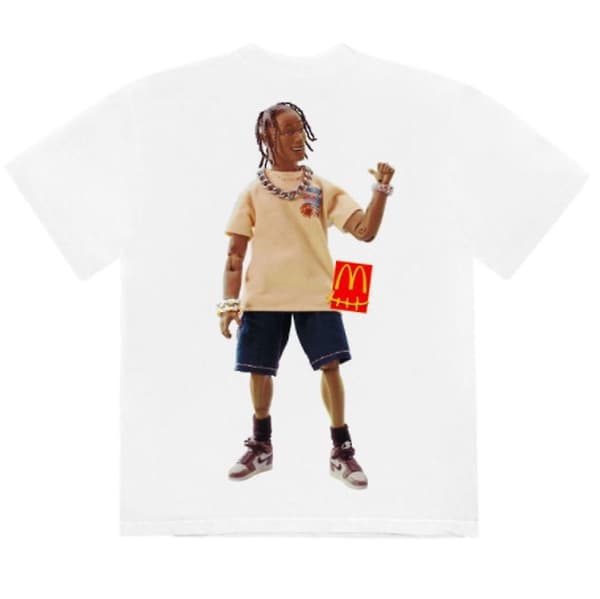 Cactus Jack X Mcdo Figures Serie Ii T-paita CJY White S