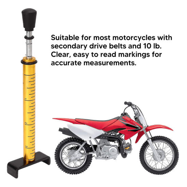 10 Lb Beltespenningsmåler Metall Universal Motorbelteutskifting For Nøyaktig Motorsykkelinnstilling XXF