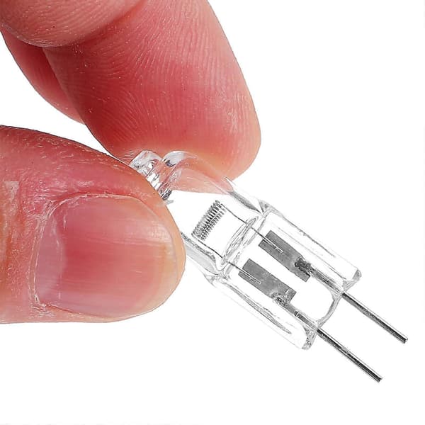 5 stk. 50W 12V 2900K G4 Base Bi-Pin Krystallampe Halogenpærer til skabsbelysning Spotlight