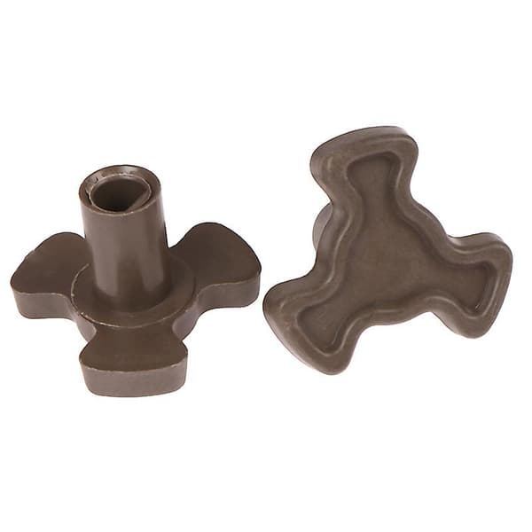 2st 17mm Mikrovågsugn Roterande Rullguide Stöd Koppling Bricka Axel