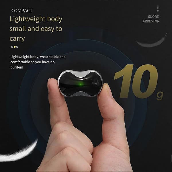 Snortium Pro - Bärbar Snortium Anti Snarkning, håll Snore ceasing device