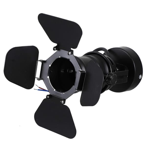 1 stk. Multifunktionel LED Spotlight Retro Stil Spotlight Indendørs Loftlampe Black 19X10X8.5CM