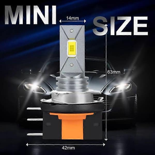 For Ford Custom Transit Led Hvit Xenon Canbus Hovedlys Tåkelys Sidelyspærer 8x