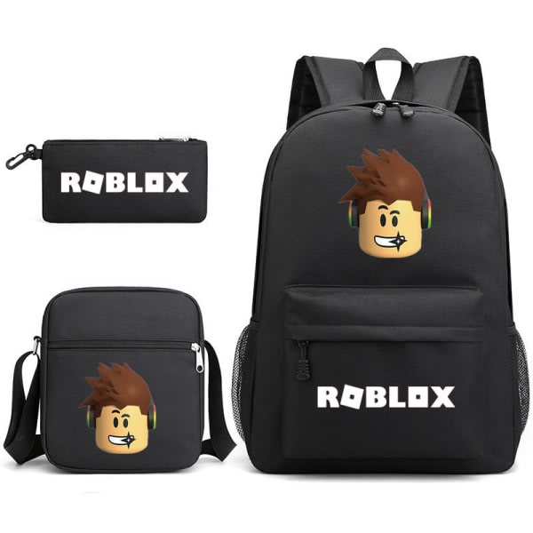 Roblox Backpack Koululaukku, jossa suuri kapasiteetti kolmessa sarjassa