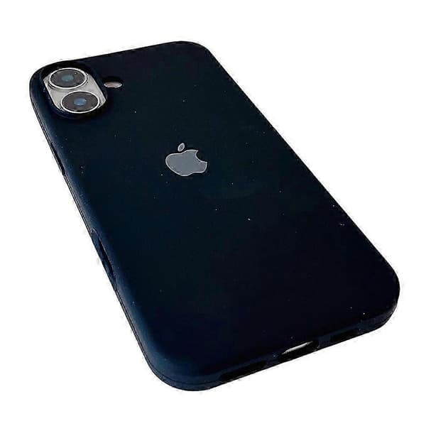 Til iPhone 16 Plus-deksel Støtsikkert silikontelefonbakdeksel -,CJY Black