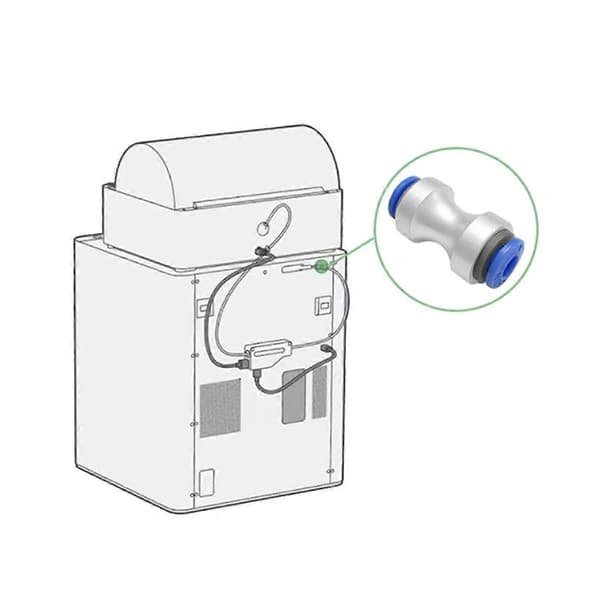 3 stk. for Bambu Lab 3D-skriver PTFE-matingsrørskjøt CJY