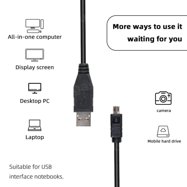 Kamera USB Datasladd Uc-e1 Datakabel För Coolpix 885/995/4500/5700/8700 8400