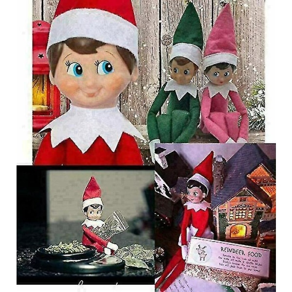 Great The Elf On The Shelf Pojke Flicka Figur Julnyhet Plyschdockor Leksak Julklapp -y12 Det bästa valet