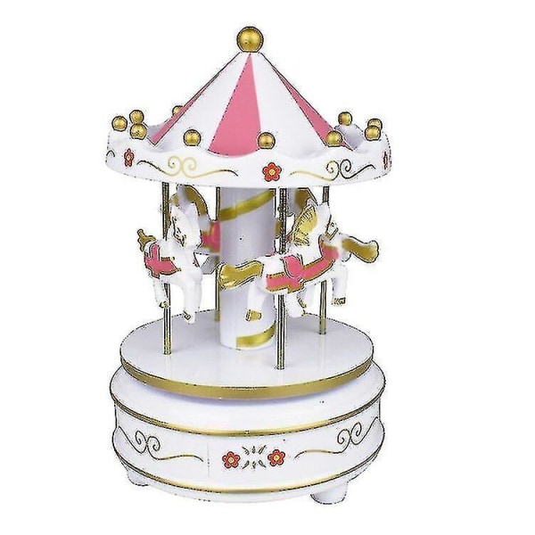 1 st Merry-go-round speldosor Geometrisk musik Baby rum dekoration presenter unisex trä