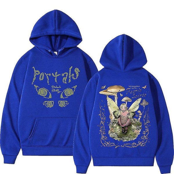 Ivan Singer Melanie Martinez Portals Musik Album Grafisk Hoodie Mænd T-shirt Top Blue M