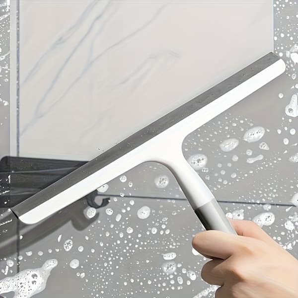 Multifunctional Handheld Plastic Scraper for Shower Door, Window, Car Glass CJY Grey * 1