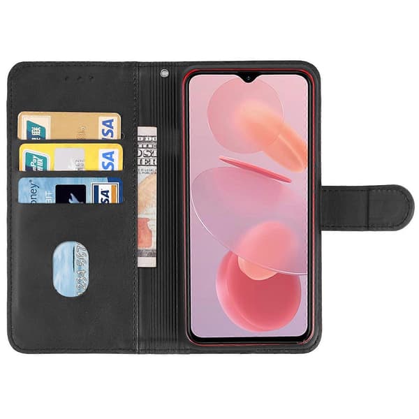 Læder telefoncover til Ulefone Note 12P Black