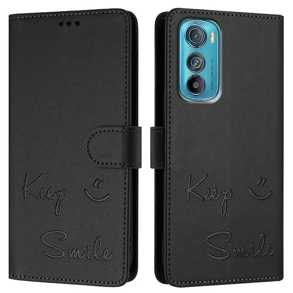 Smile RFID PU-etui til Motorola Edge 30CJY Black