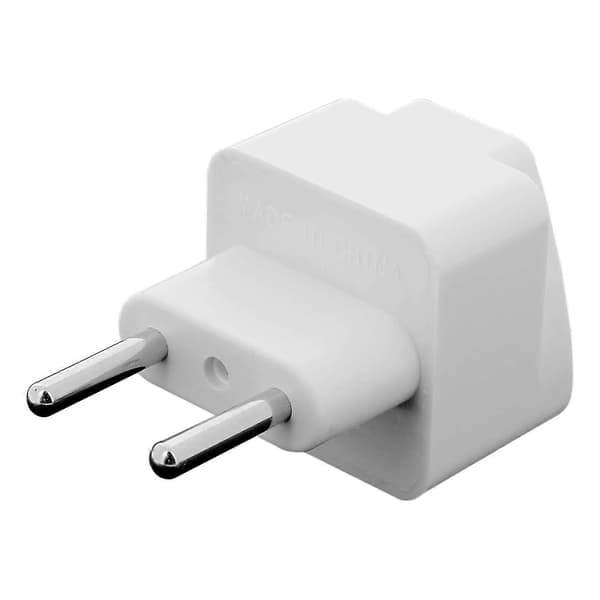 Universaladapter, Storbritannia, USA, Karibia, Type C-plugg, Hvit