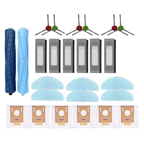 Vaihto-osakokonaisuus Deebot Ozmo T9 T9 + -robotti-imurin lisävarusteille - Pääharja/rullaharja