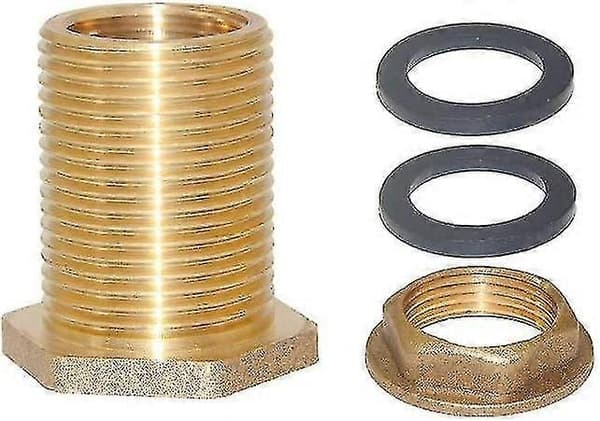 1\" Hun 1-1/4\" Hann Solid Messing Vanntank Kobling Skott Tank Tilpasning