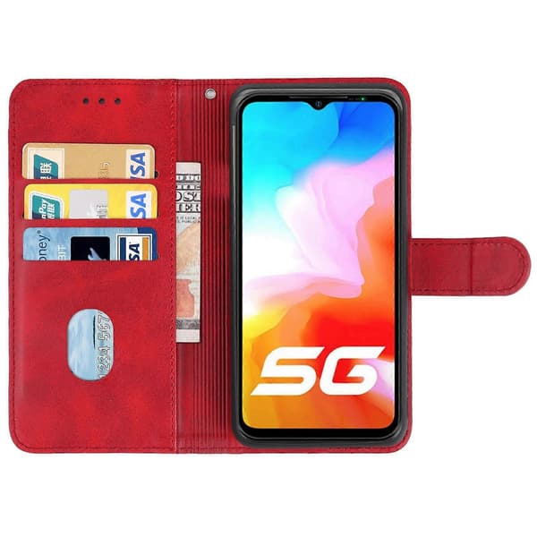 Läderfodral för Ulefone Armor 12 5G / 12S, CJY Red