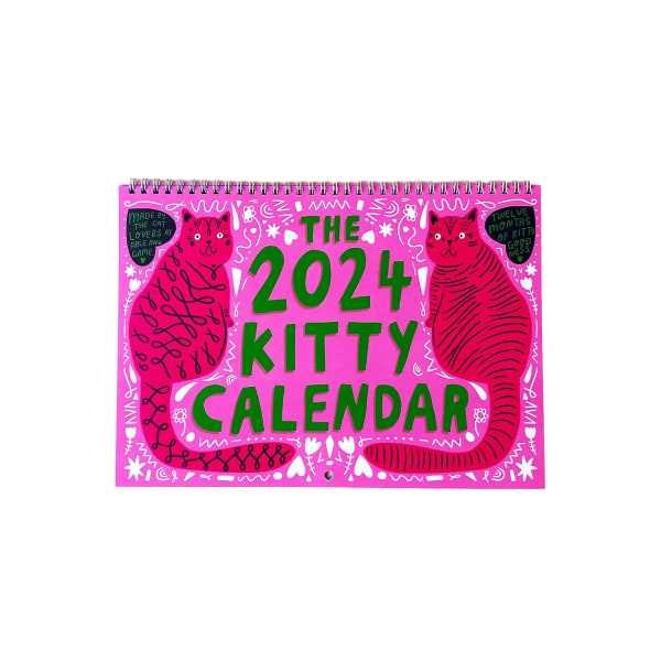 2024 Kitty Calendar 2024 Funny Calendar,100% New