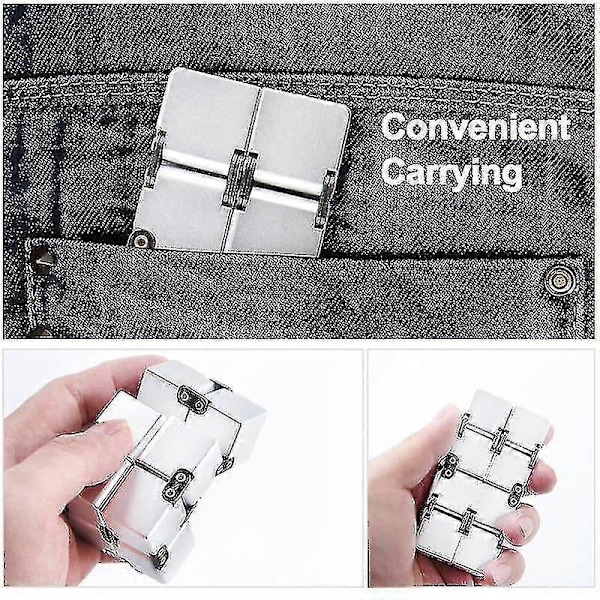 Ny Block Cube Hög Kvalitet Infinity Cube Hand Spinner Sm62728CJY