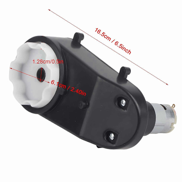 Rs390 Elektrisk Motor Girkasse 6v/12v 12000-20000rpm For Leke Bil til Barn (12v 12000rpm)