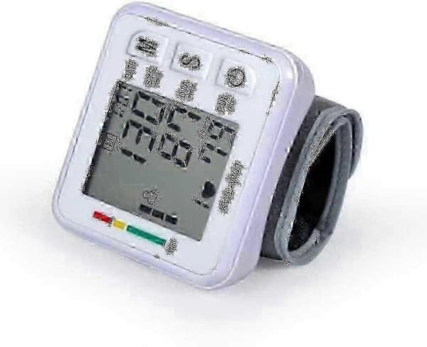 Blodtrycksmätare med justerbart armband och LCD-display för 2024 års nya modeller