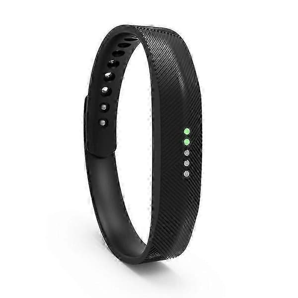 Fitbit Flex2 silikoninen ranneke, vaihtourheiluranneke Black S