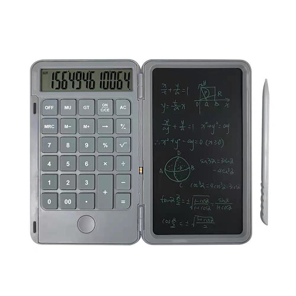 Large Screen Rechargeable Calculator with Erasable