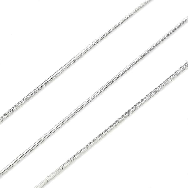 2025 21 Yards/20m Elastisk Snor Perlesnor Tråd 1mm Sølv Perlesnor