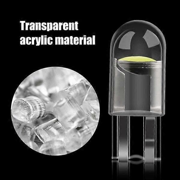 2X CANBUS T10 W5W Akryl - Hvid one size