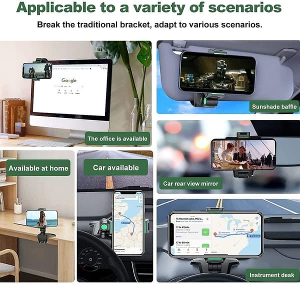 Biltelefonholder til 3 til 7 tommer smartphones