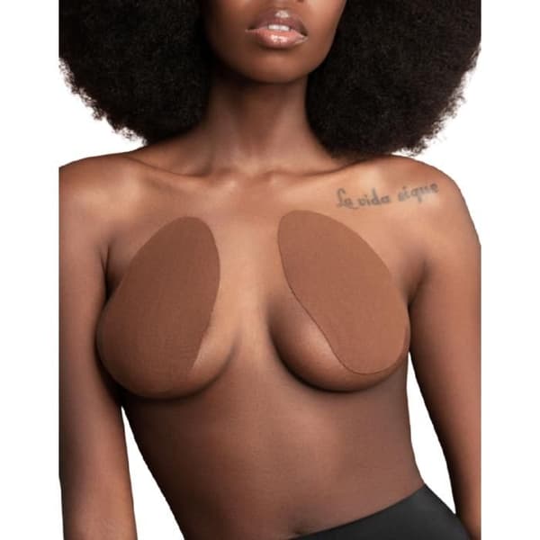 BYE-BRA - FORSTERKNINGER MØDRE + 3 PAR SATENG BRUNE SKÅLER A/C -