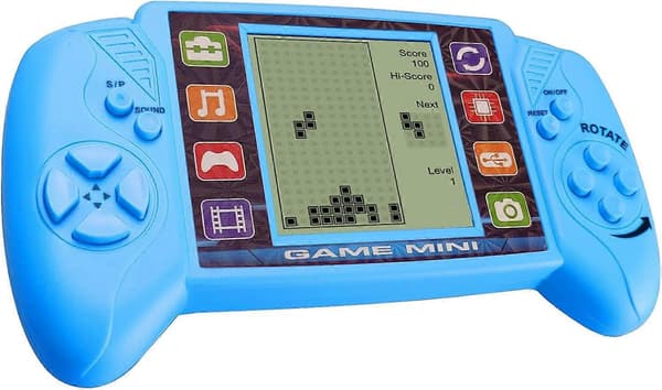 2 stk. Brick Game Console, Indbygget 23 puslespil, 3,5 tommer LCD Mini Bærbar Brick Game Player, 9*17*2,5 cm