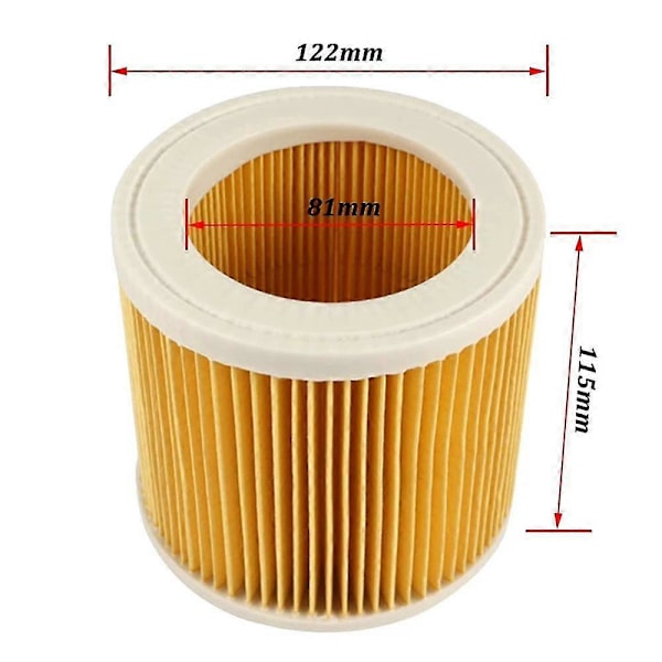 hepa filter vaskbare støvsugerposer til karcher wd3 mv3 wd3200 se4001