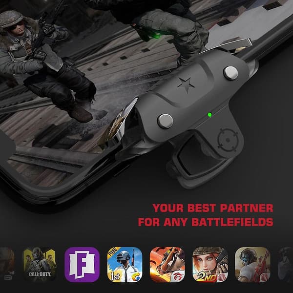 F5 Falcon Mini mobil spillkontroller Plug And Play Gamepad for Android-telefon iPhone PUBG Call Of Duty Double