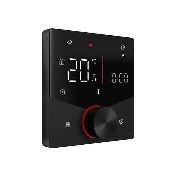 Smart Hem LED Termostat Black BHT-009GBLW Electric Heating WiFi