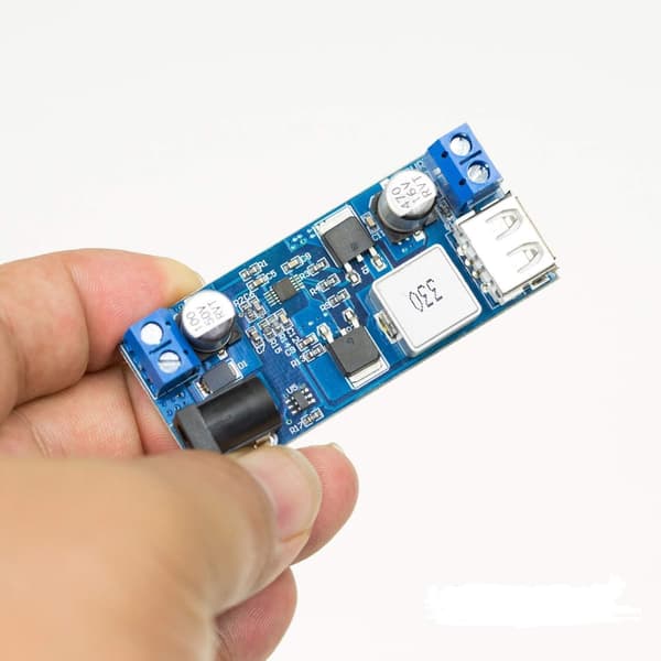 DC 12V 24V til DC 5V 5A Buck Converter Modul, 9-36V Step Down til USB 5V Transformer Dual Output Spændingsregulator