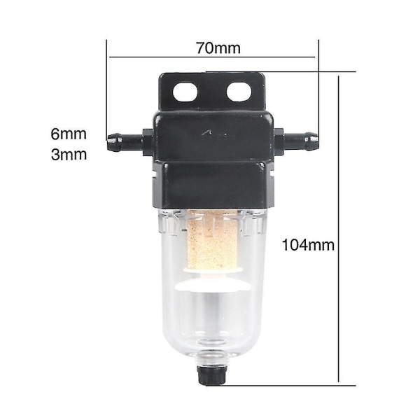 1 stk. Brændstoffilter / Vandudskillersæt Til / Eberspacher Varmere Vandudskiller
