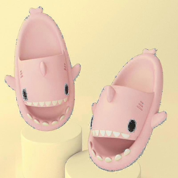 Hajtofflor Halkfria Duschtofflor Mjuka Sommarsandaler För Flickor Och Pojkar Nya 30 31 30 31 pink