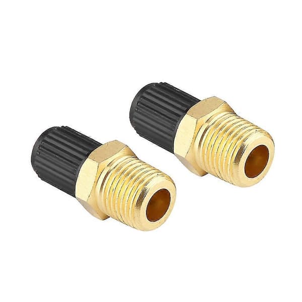 Messing luftkompressortank påfyllingsventil - 2 stk 1/8 Npt MptCJY