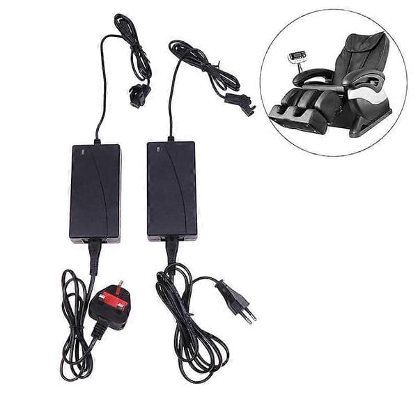 29V 2A AC/DC 2-pin adapter transformator strømforsyning for elektrisk hvilestolsofa UK